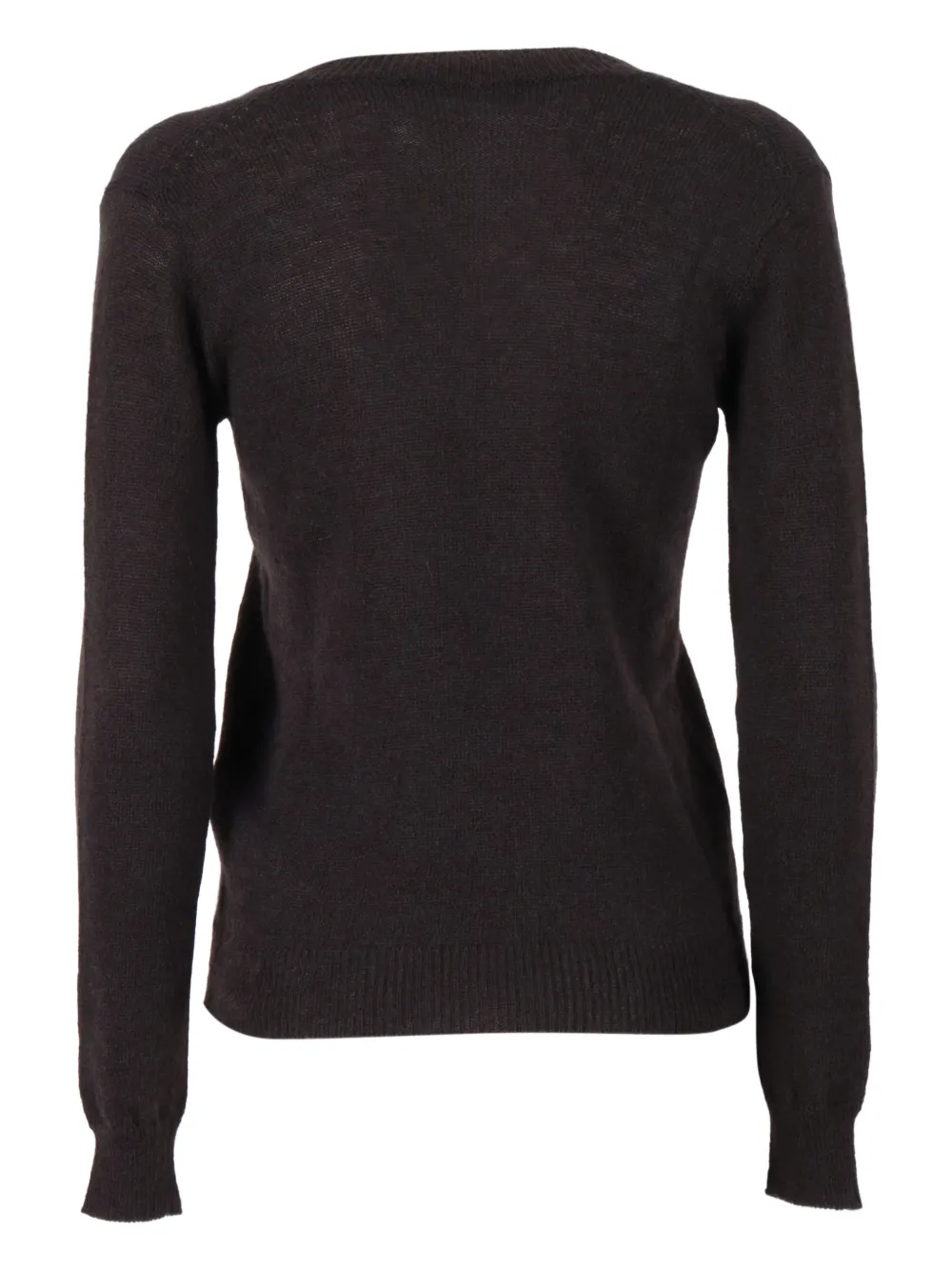 Weekend Max Mara Brunate1234 V-neck Sweater In Brown