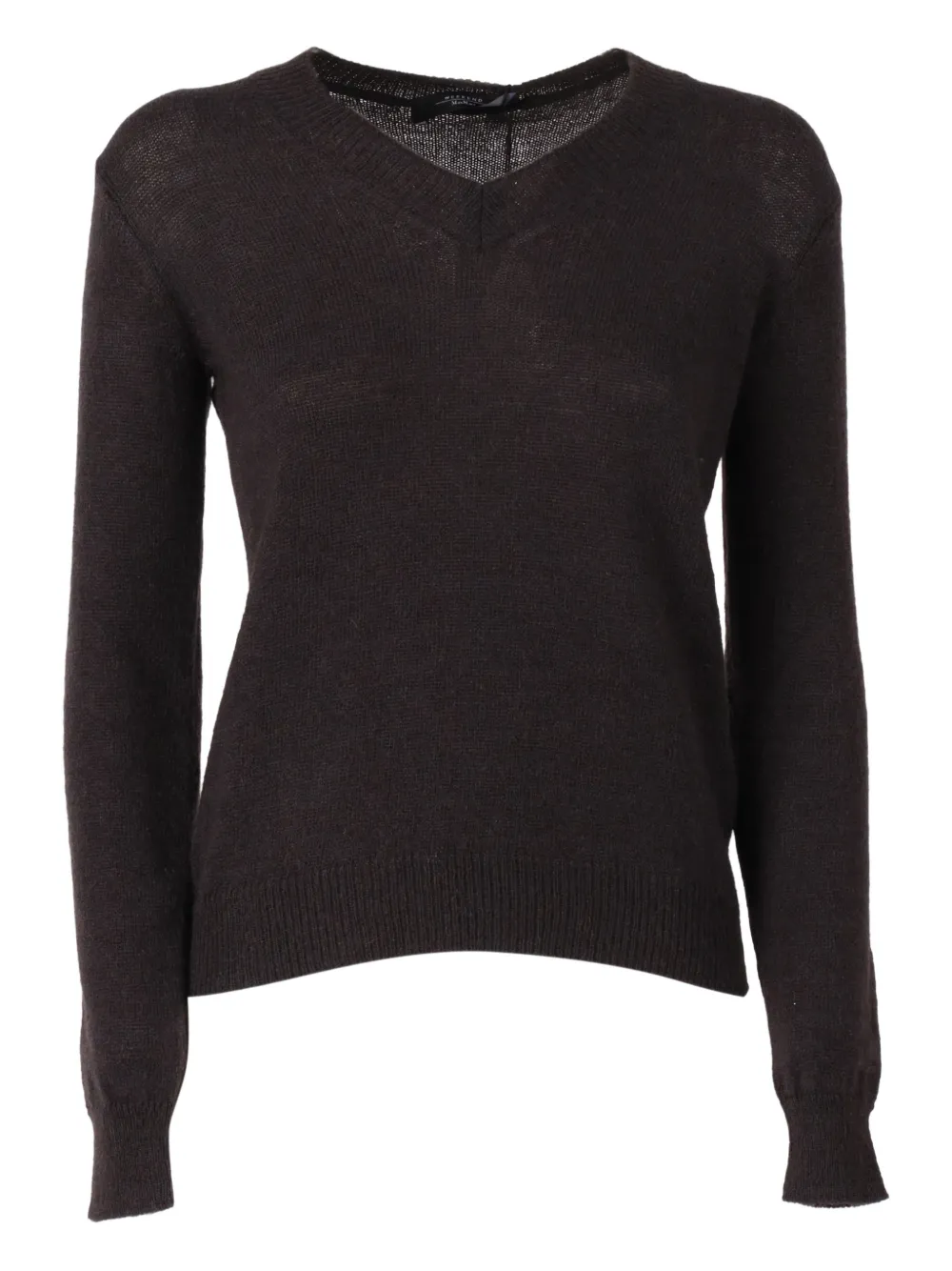 Weekend Max Mara Brunate1234 V-neck Sweater In Brown