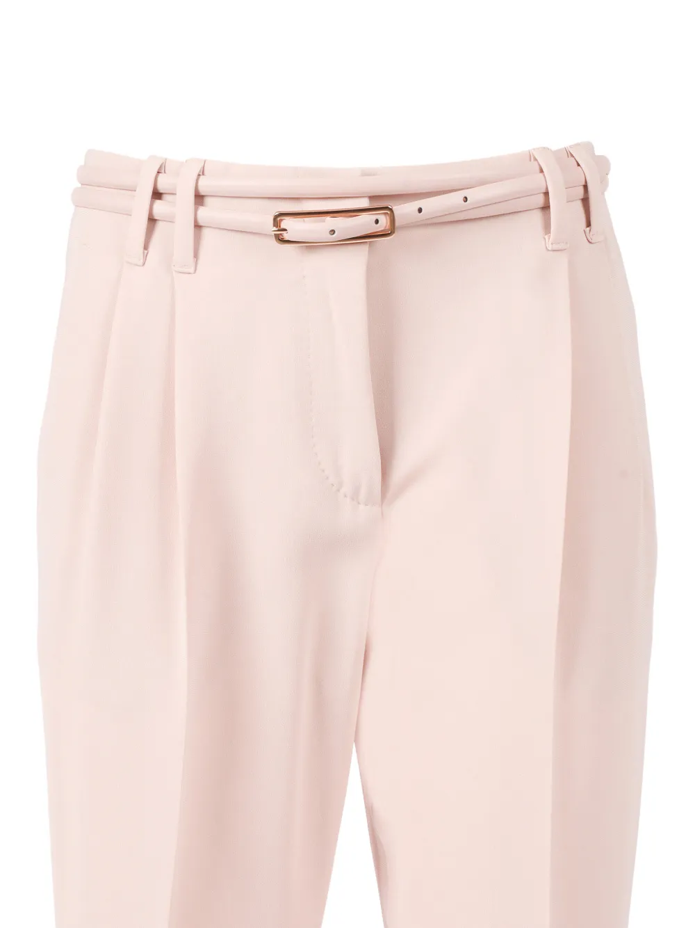 Max Mara Gisella Belt Trousers In Pink