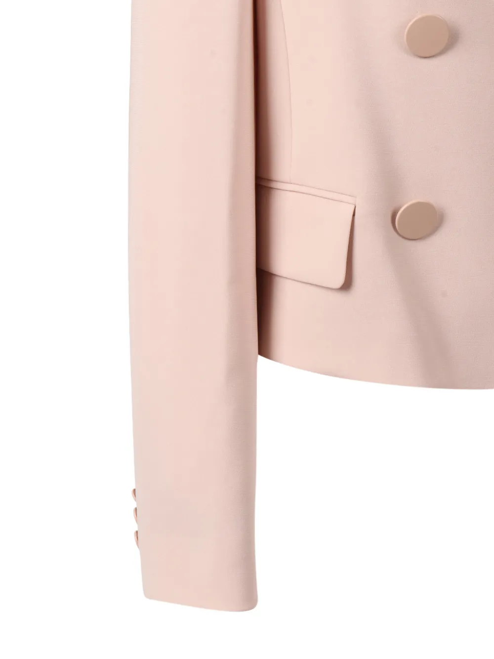 Max Mara Caprera Double-breasted Jacket In Pink