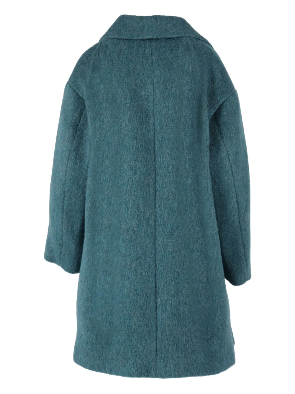 Weekend Max Mara Rada Virgin Wool Blend Coat In Blue