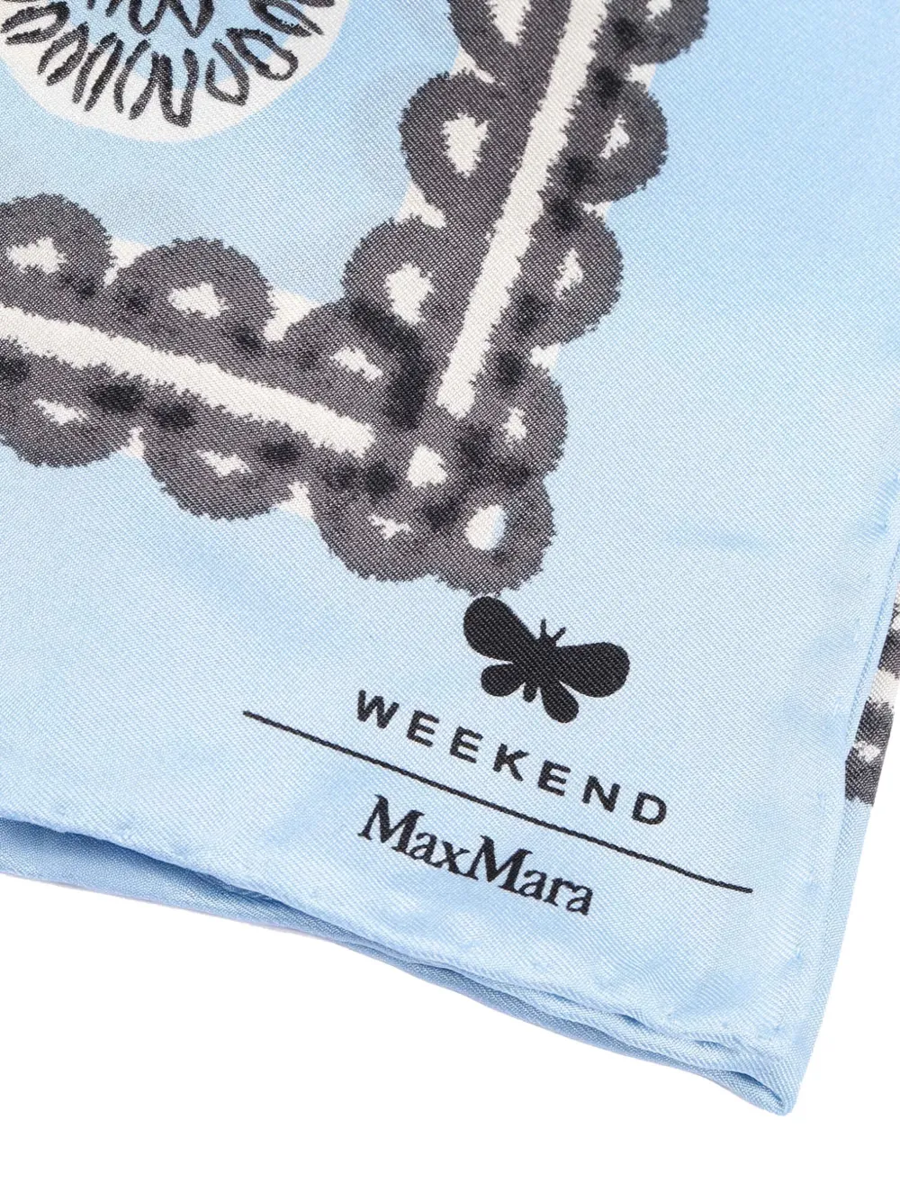 Weekend Max Mara Siam scarf - Blauw