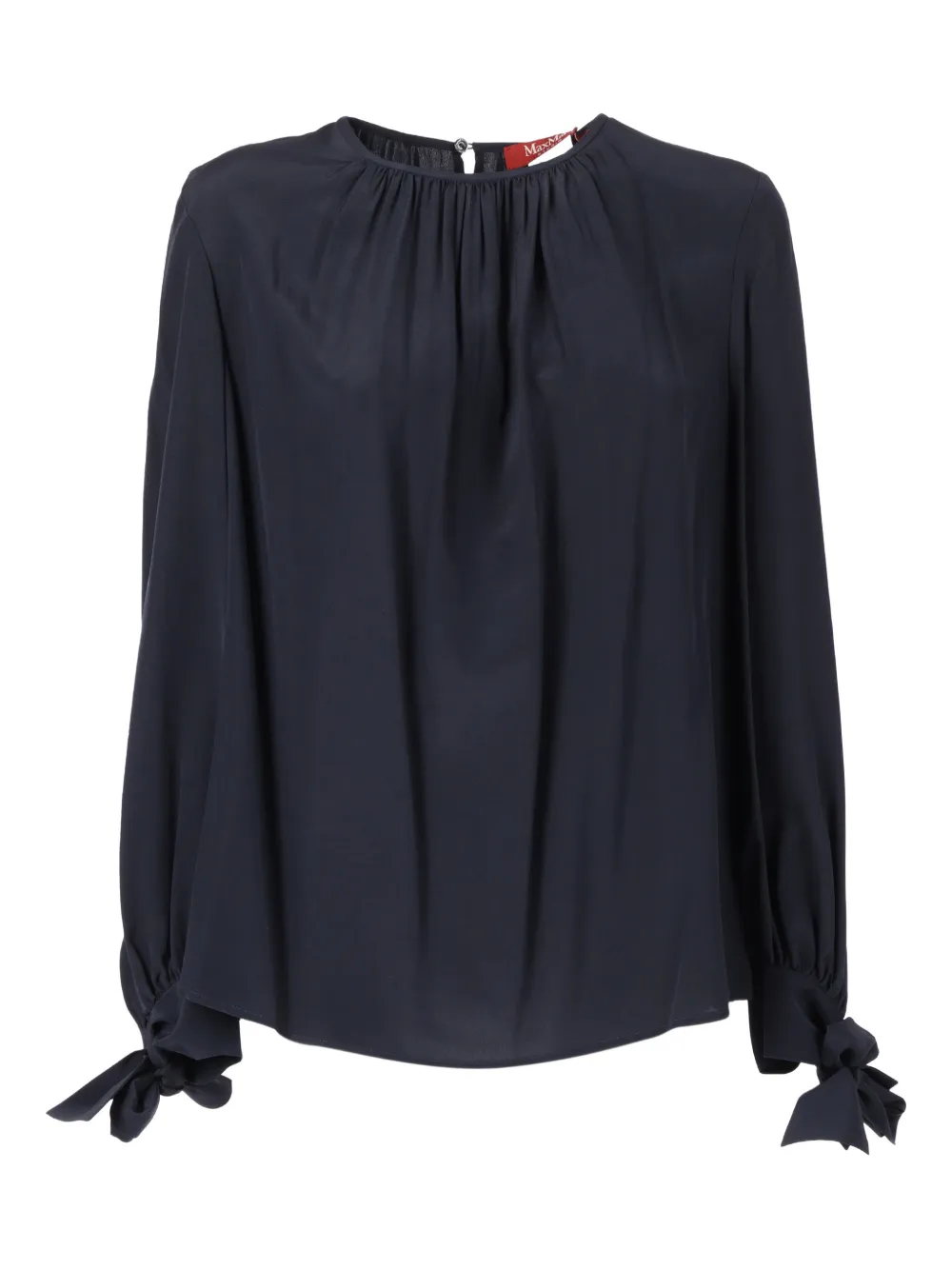 Max Mara Edotto tie-detail top | Blue | Image 1