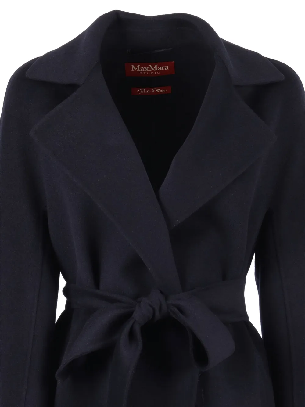 Max Mara Ajaccio jas met ceintuur Blauw