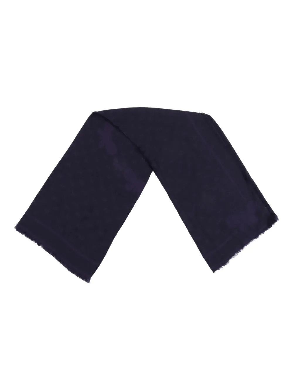 Weekend Max Mara Dire Butterfly-motif Scarf In Blue
