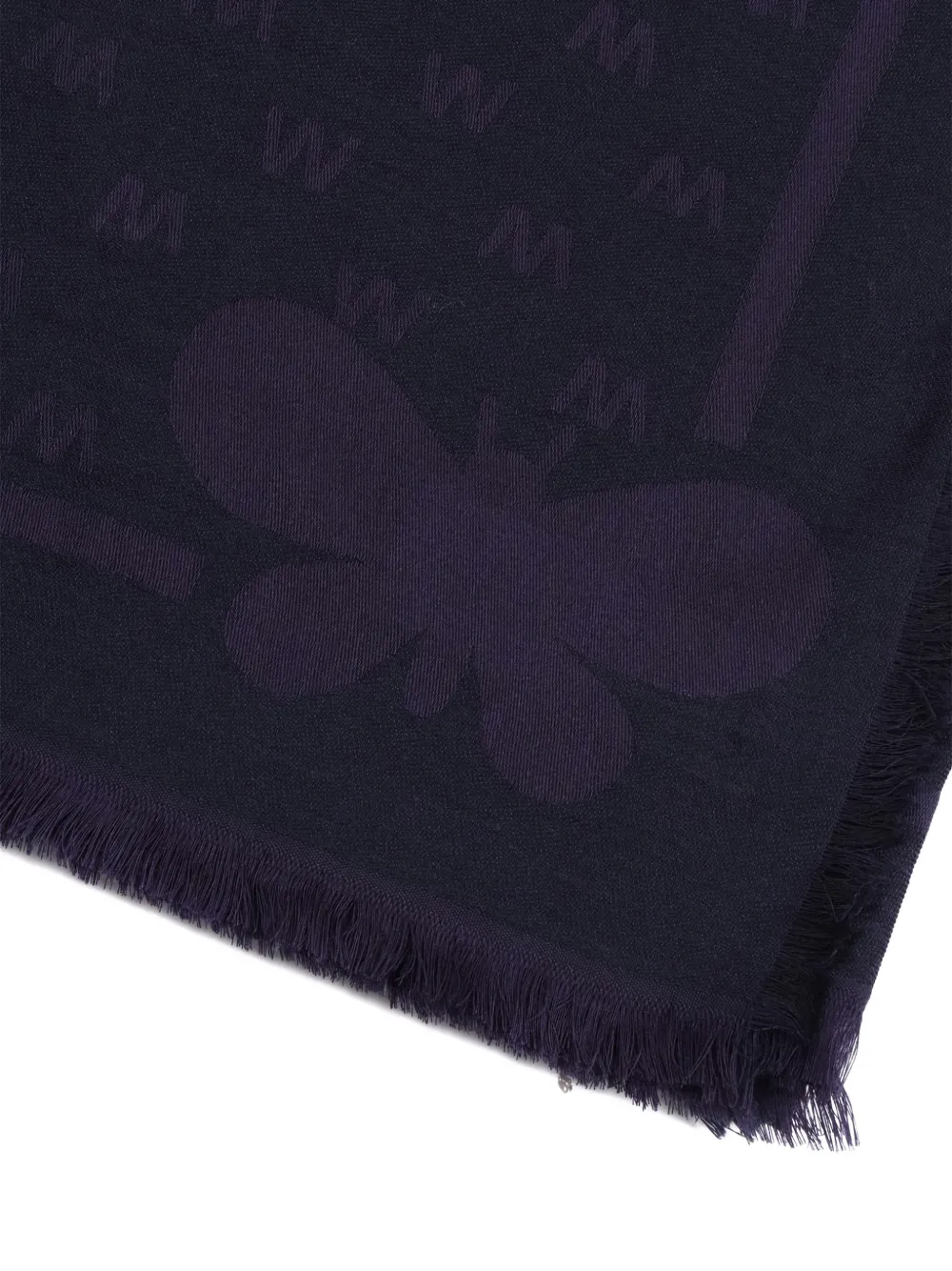 Weekend Max Mara Dire Butterfly-motif Scarf In Blue