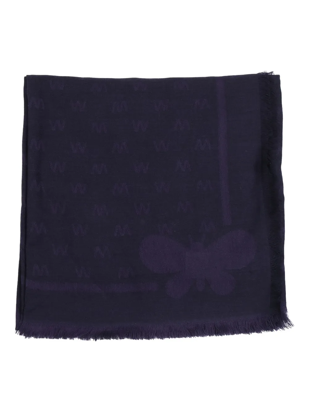 Weekend Max Mara Dire Butterfly-motif Scarf In Blue