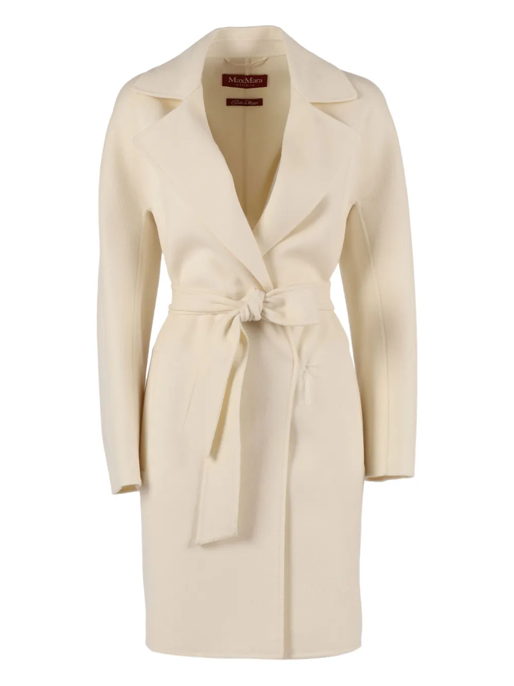 Max Mara Ajaccio tie-waist coat | Neutrals | Image 1