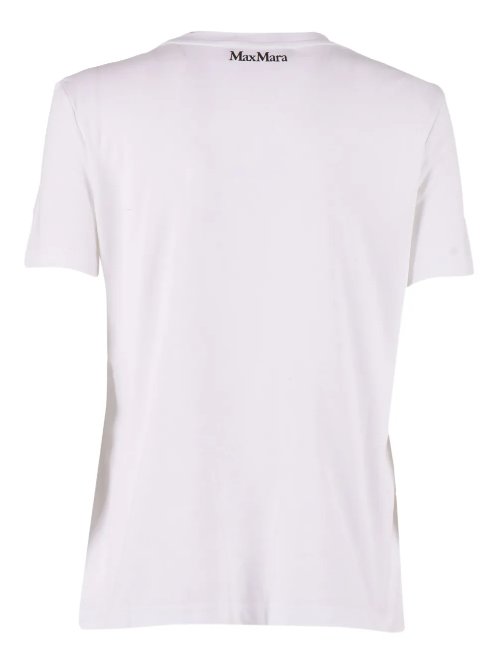 Max Mara Umano Beaded T-shirt In White