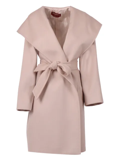 Max Mara Newmang hooded belted coat