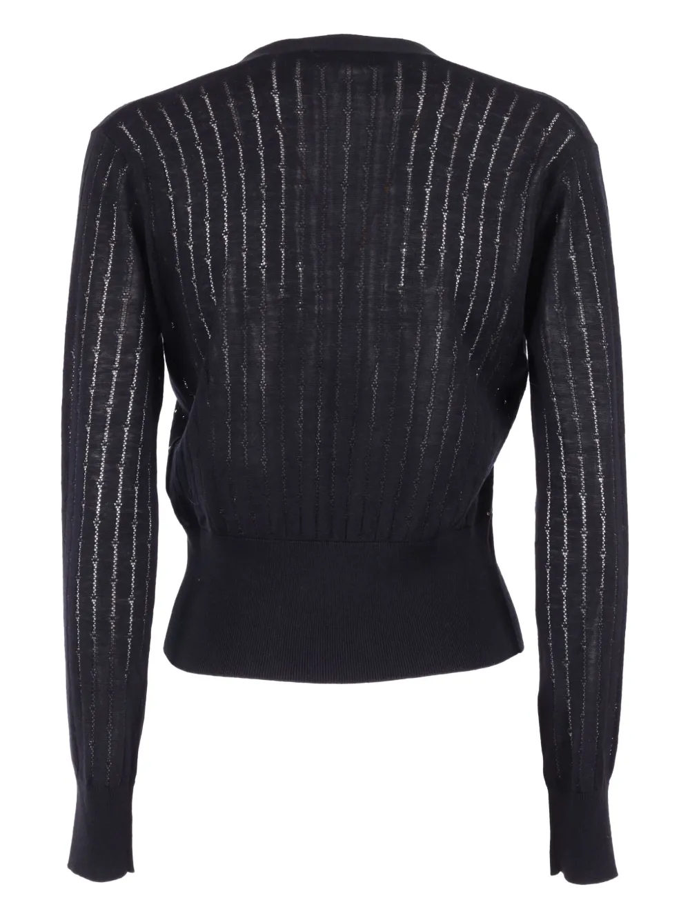 Max Mara Nogara verfraaid vest Blauw