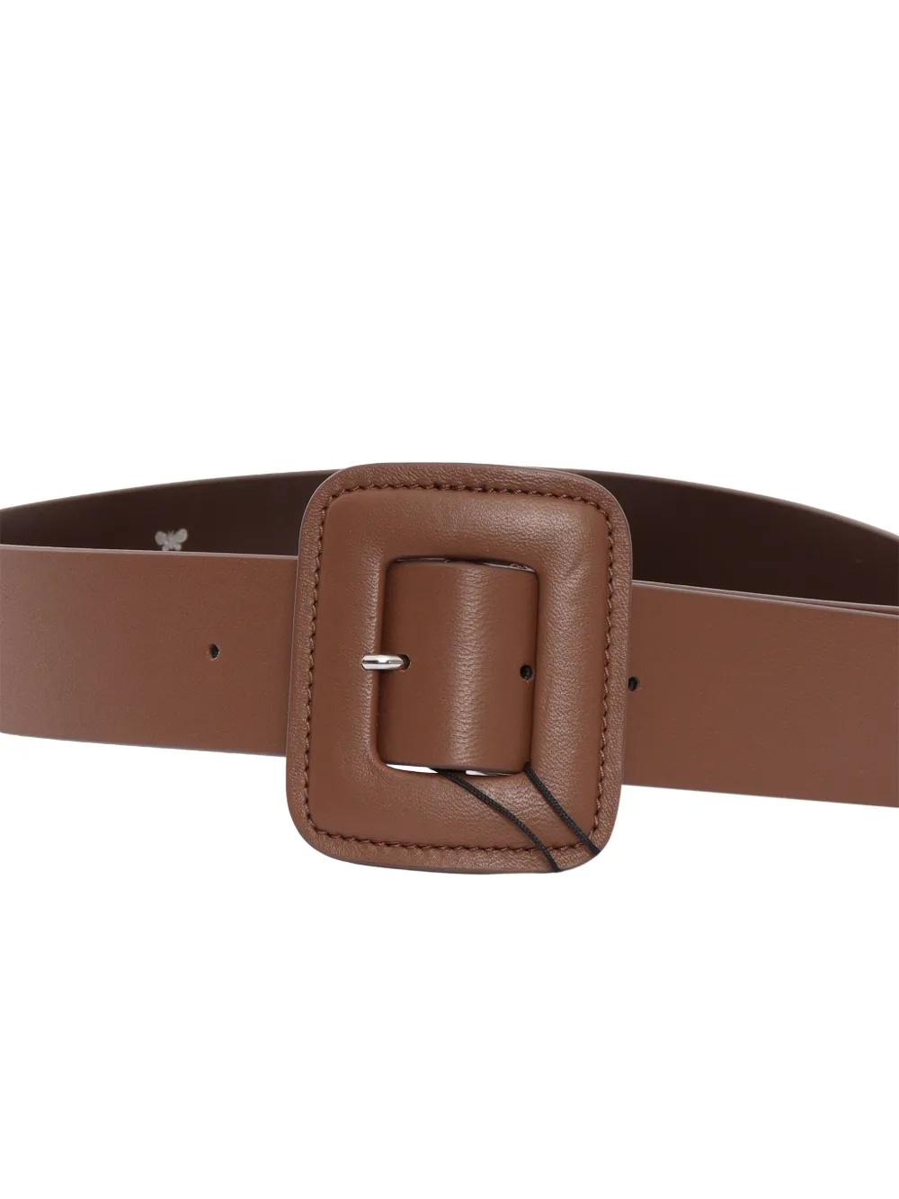 Weekend Max Mara Brio Square-buckle Belt In Brown