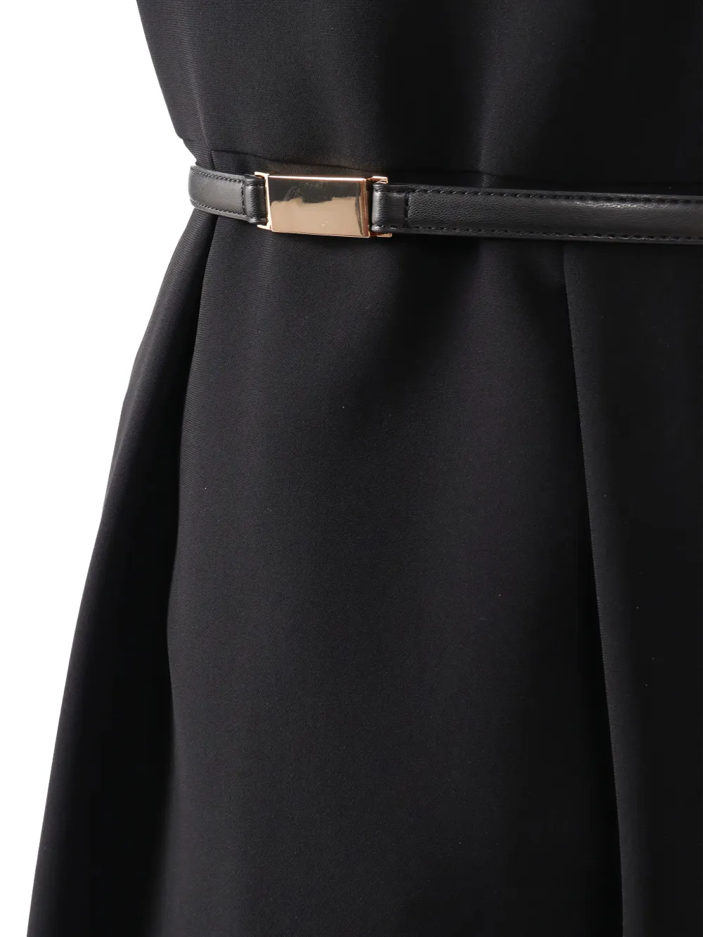 Max Mara Kefalos Belted Mini Dress In Black