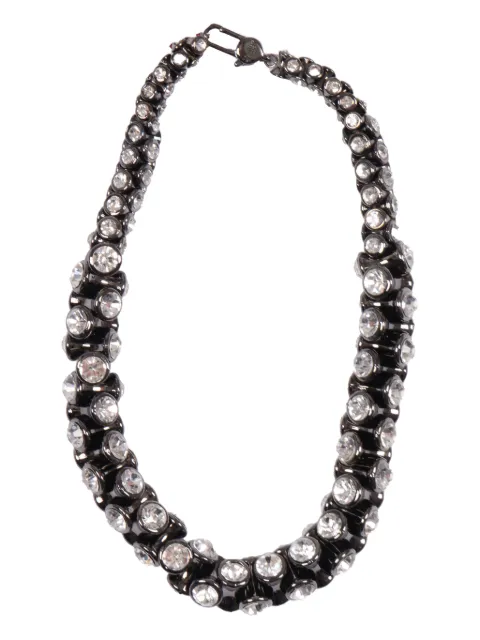 Max Mara crystal-embellished necklace