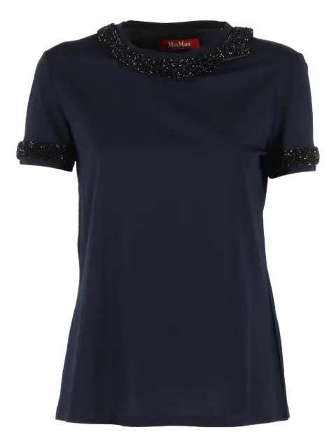 Max Mara Pontile beaded T-shirt