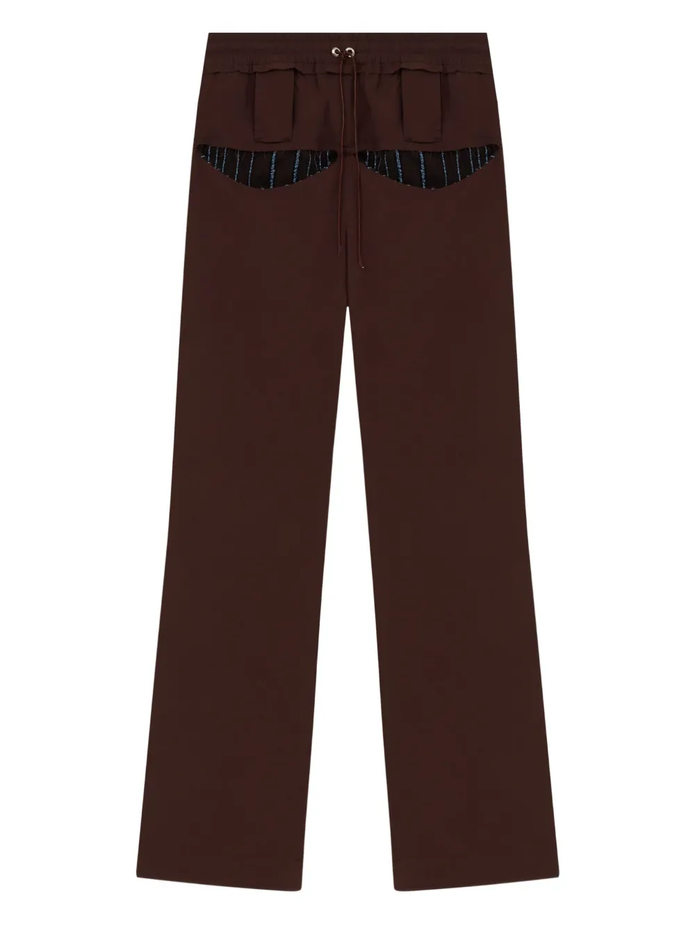 MISCI Rio Castro wide-leg trousers | Brown | Image 1