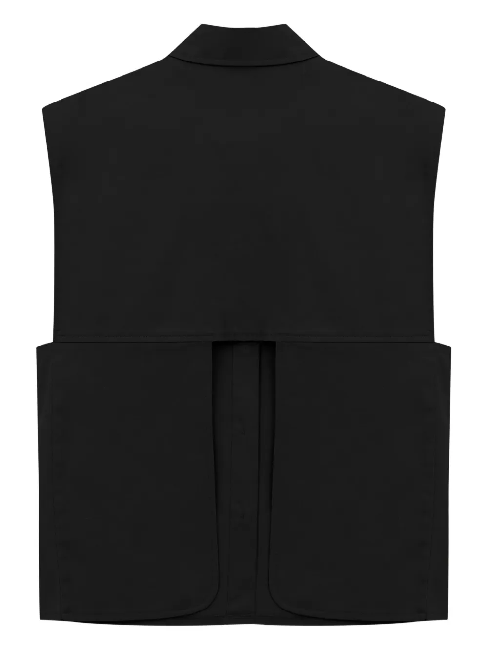 MISCI collared vest - Zwart