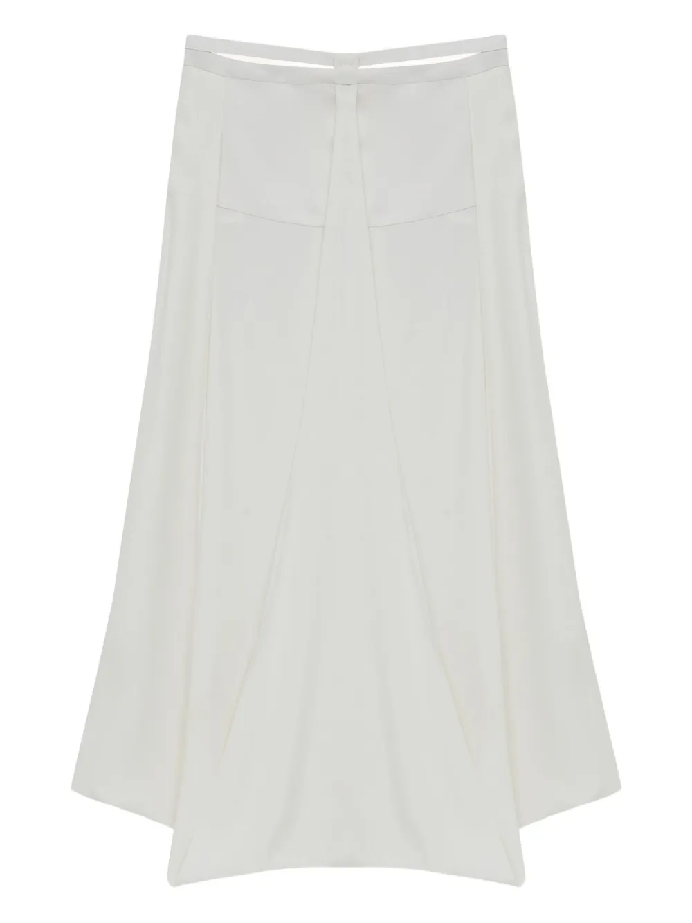 MISCI Elisa crêpe maxi-rok met gesp - Wit