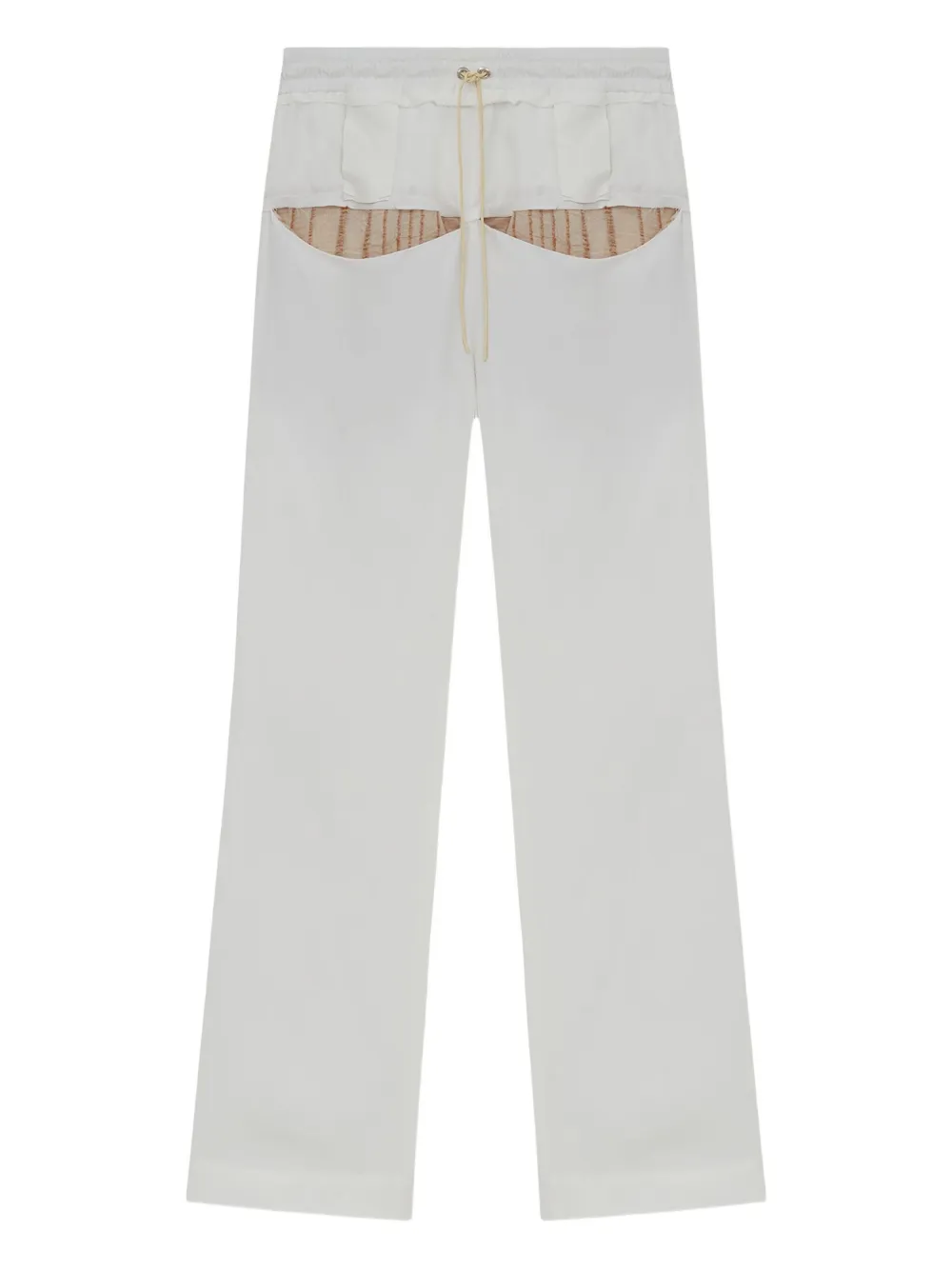 MISCI cut-out wide-leg trousers | Neutrals | Image 1