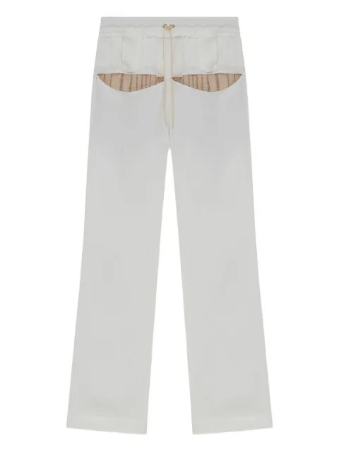 MISCI cut-out wide-leg trousers