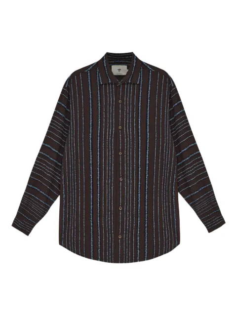 MISCI camisa con rayas estampadas