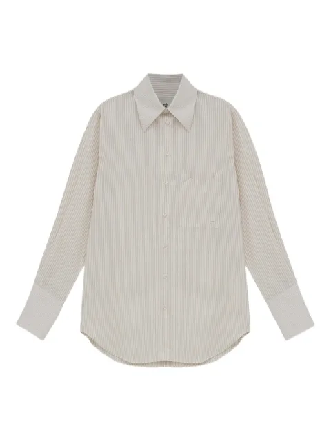 MISCI camisa con rayas estampadas