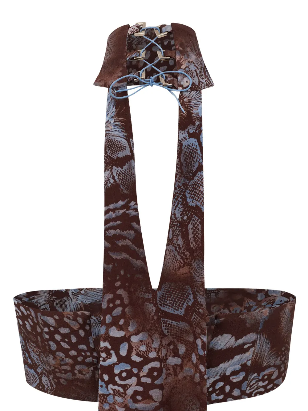 Misci Agreste Maxi Dress In Brown