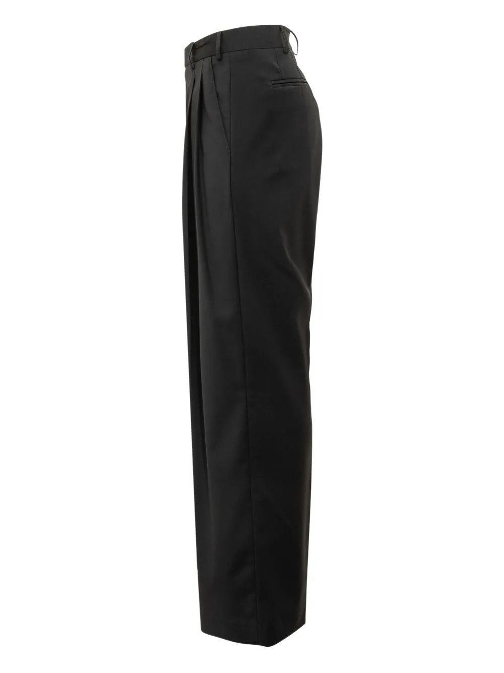 A Paper Kid Wollen broek Zwart