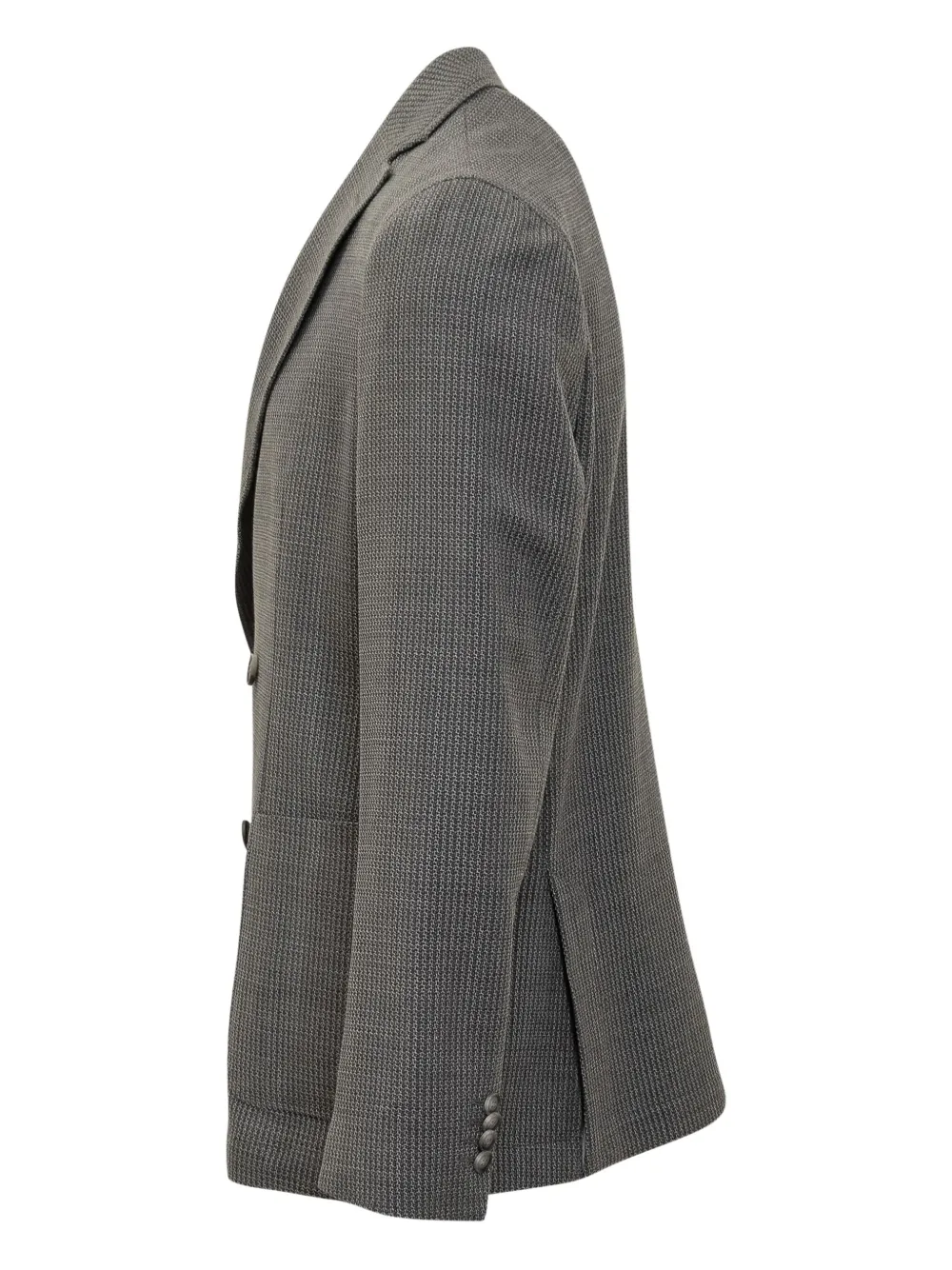 Hugo Boss Boss Boss Double-breasted Jacket In Grey Fabric In Gray