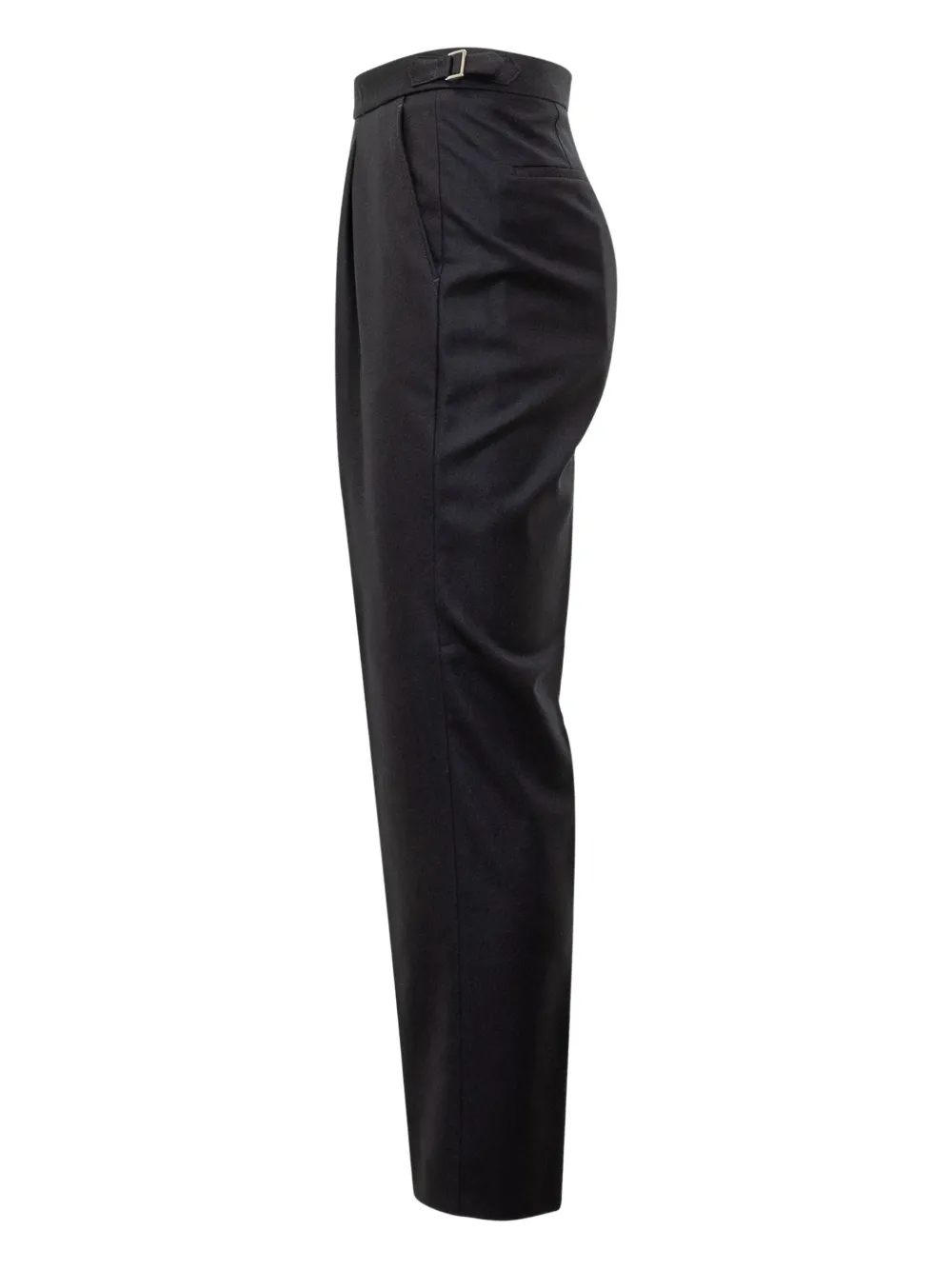 Hugo Boss Boss Black Boss Pants With Pences And Zip Closure In Blue