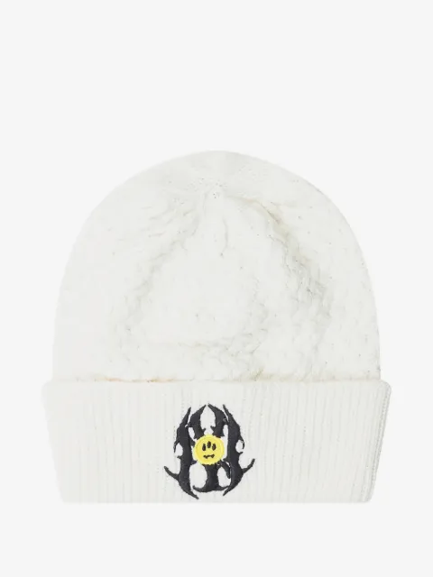 BARROW logo-embroidered wool beanie 