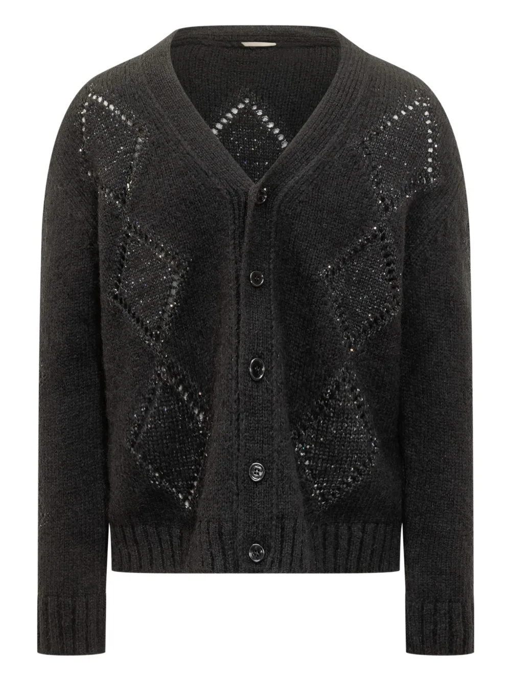 A Paper Kid Pailletes cardigan | Black | Image 1