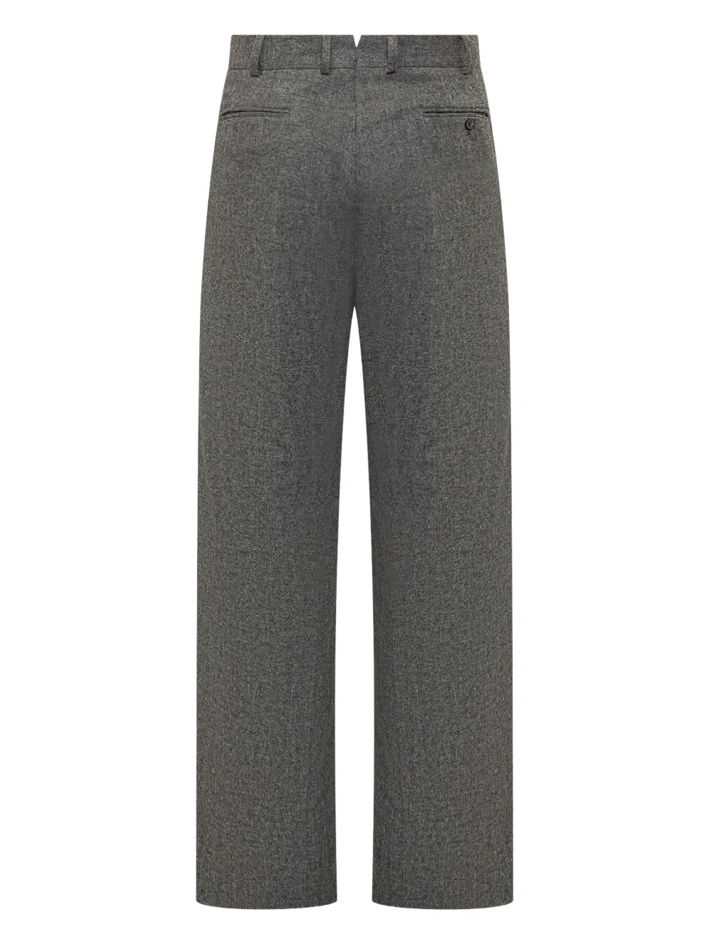 A Paper Kid Wollen plooibroek Grijs