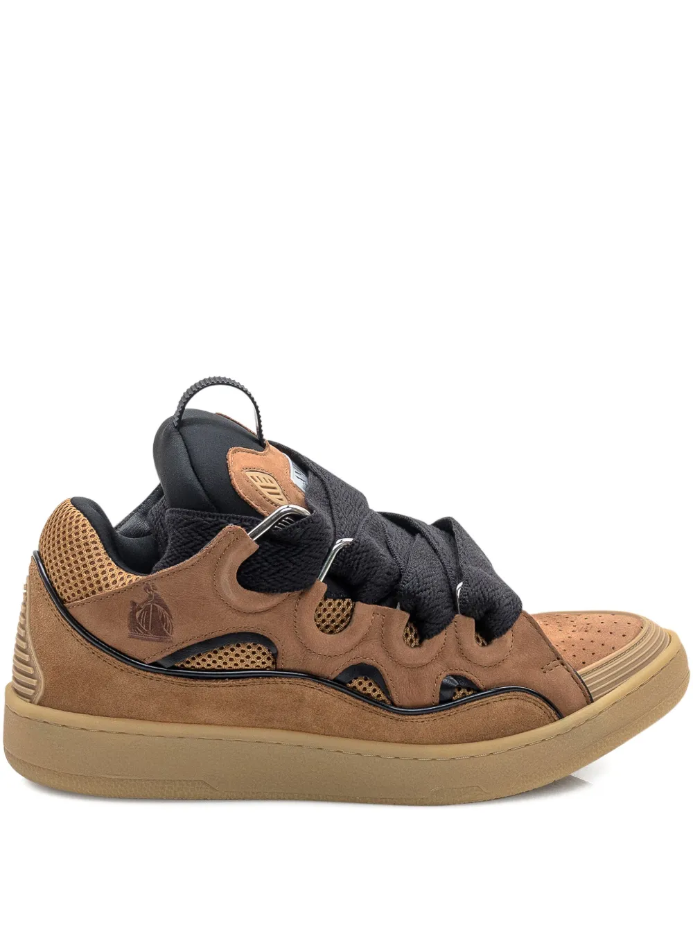 Lanvin Curb vetersneakers Bruin