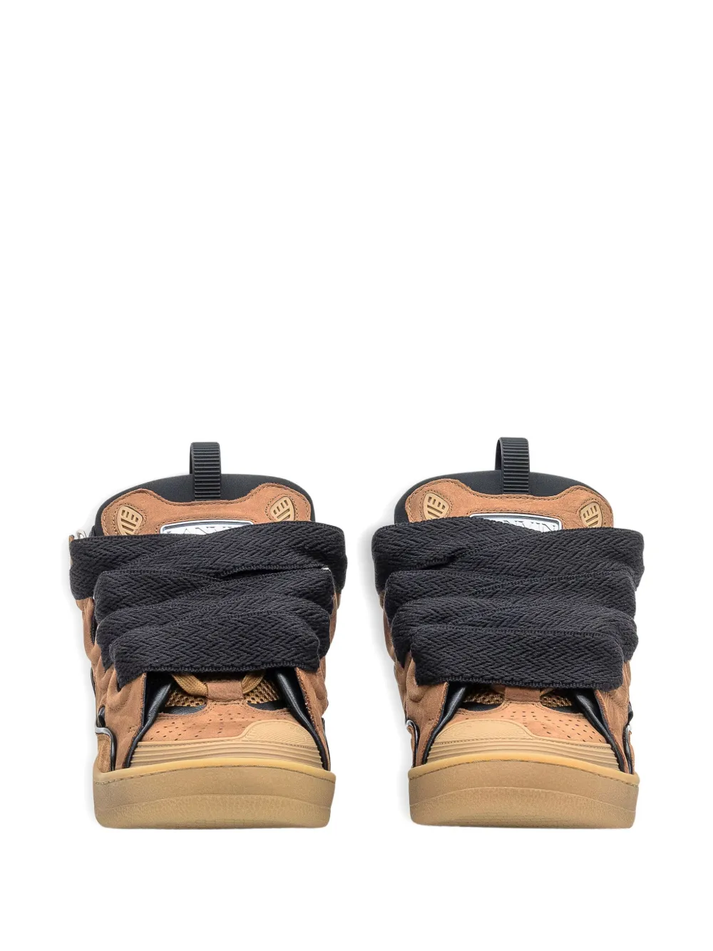 Lanvin Curb vetersneakers Bruin