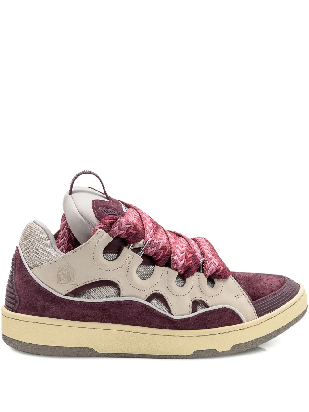 Lanvin Curb vetersneakers Rood
