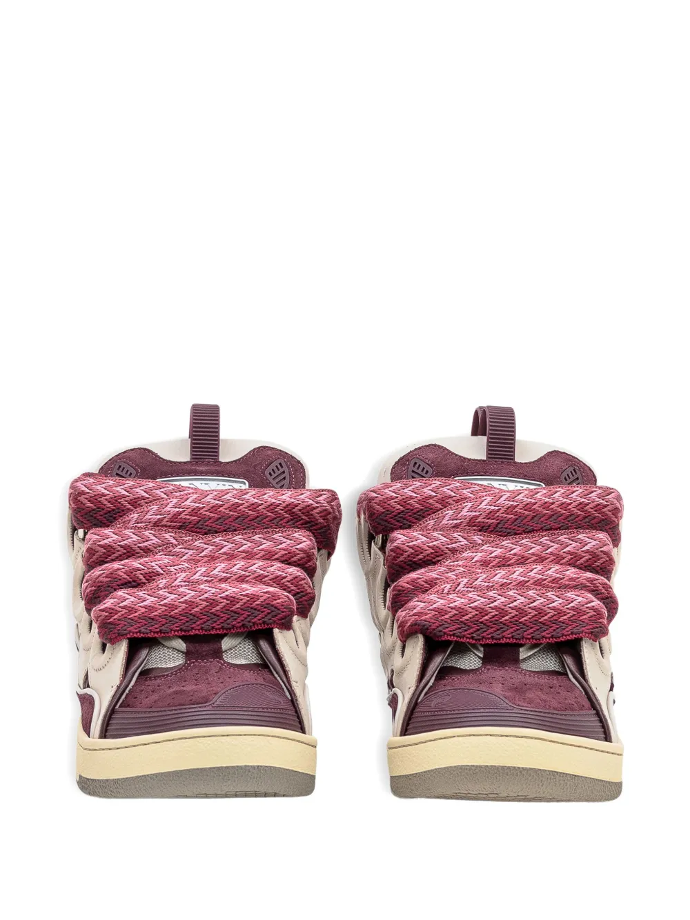Lanvin Curb vetersneakers Rood