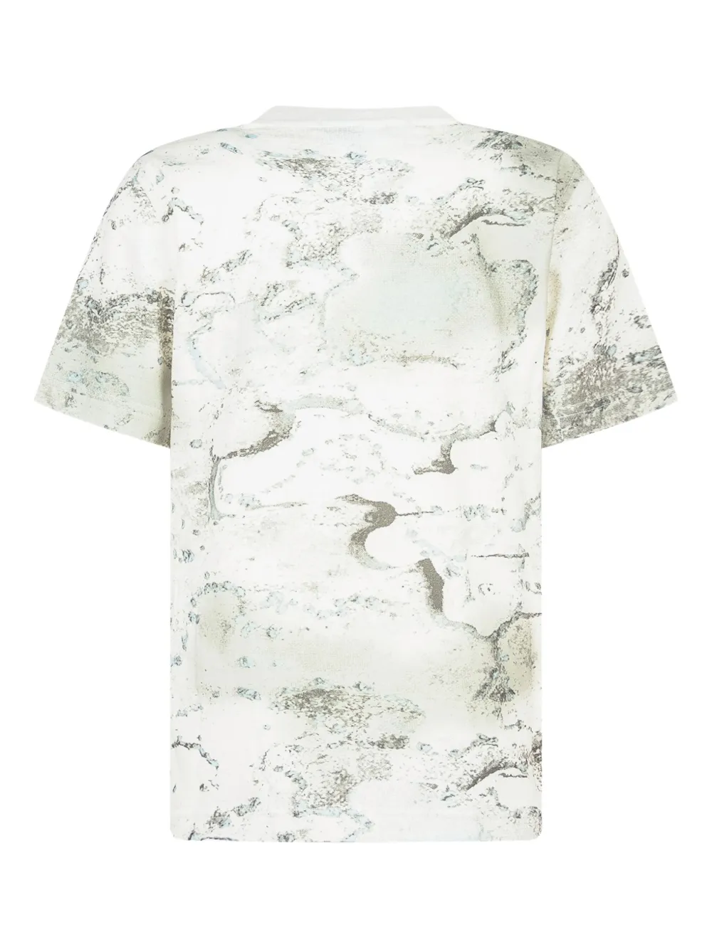Stone Island Printed Short-sleeve T-shirt In Green