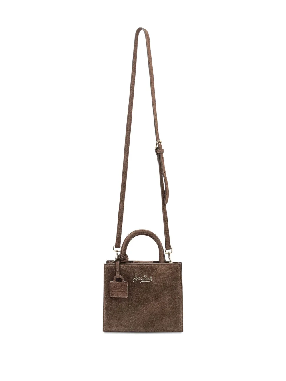 Mc2 Saint Barth Midi The Shop Tote Bag In Brown