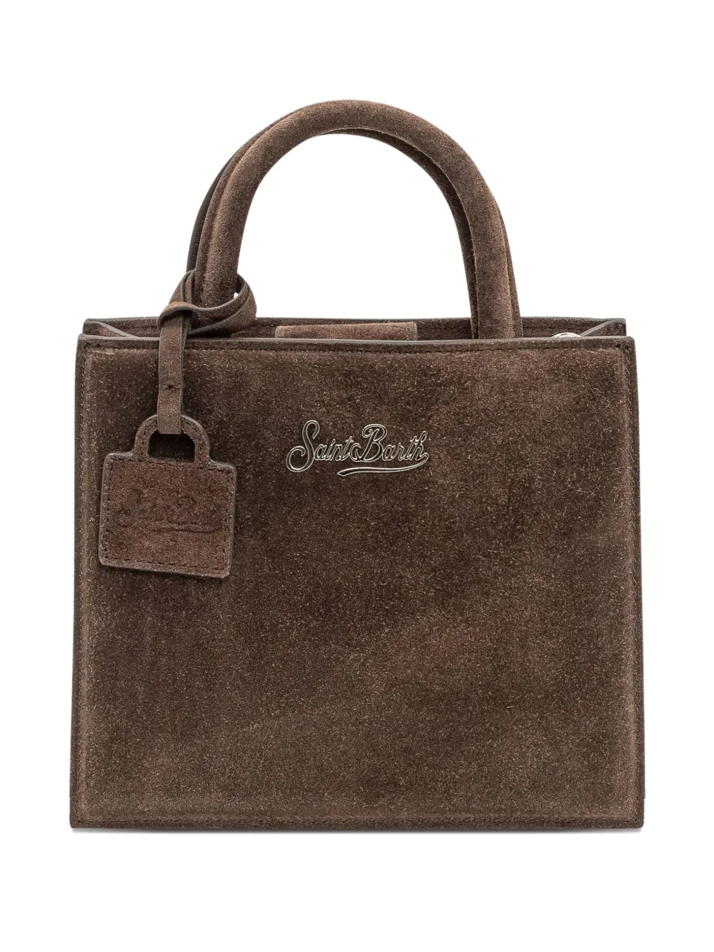 Mc2 Saint Barth Midi The Shop Tote Bag In Brown