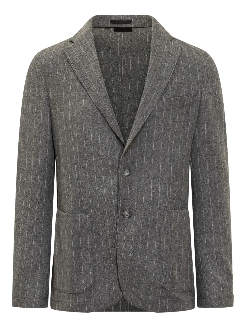 Hugo Boss Striped Blazer In Gray