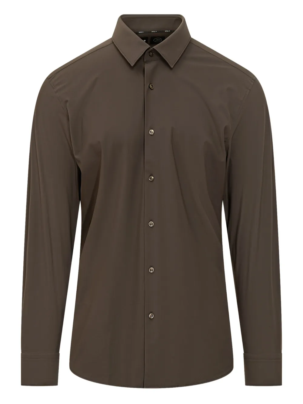 Hugo Boss Long-sleeves Shirt In Brown