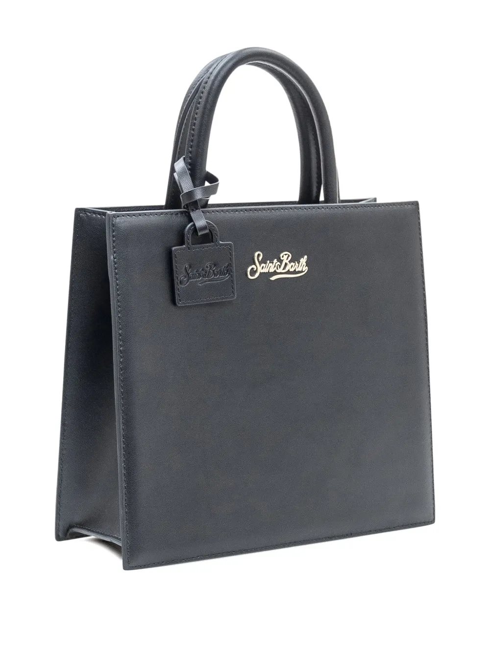 Mc2 Saint Barth Versatile Tote Bag Detachable Shoulder Strap In Black
