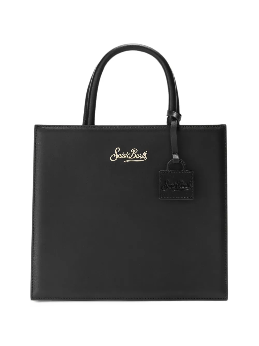 MC2 Saint Barth Tas met logodetail en handvat Zwart