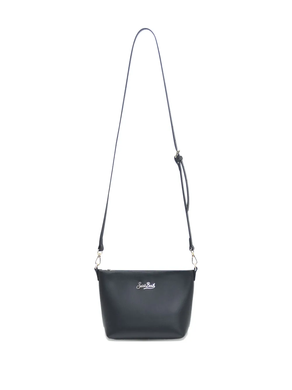 Mc2 Saint Barth Aline Top-zip Shoulder Bag In Black