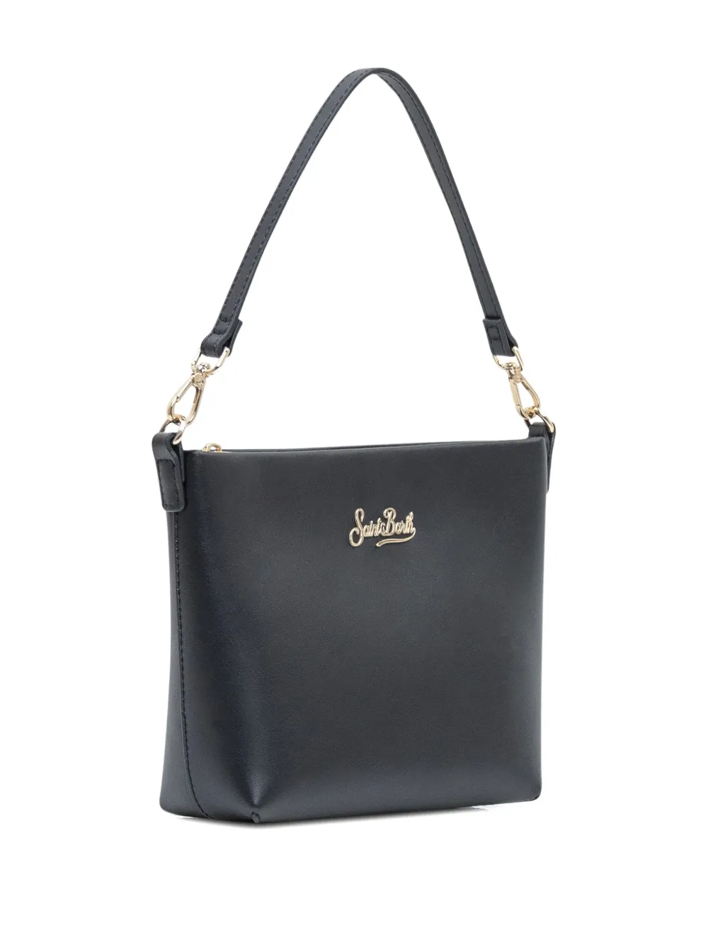 Mc2 Saint Barth Aline Top-zip Shoulder Bag In Black