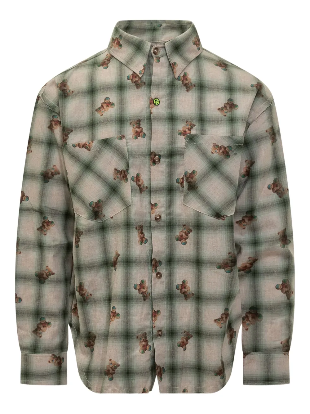 BARROW check flannel shirt | Neutrals | Image 1