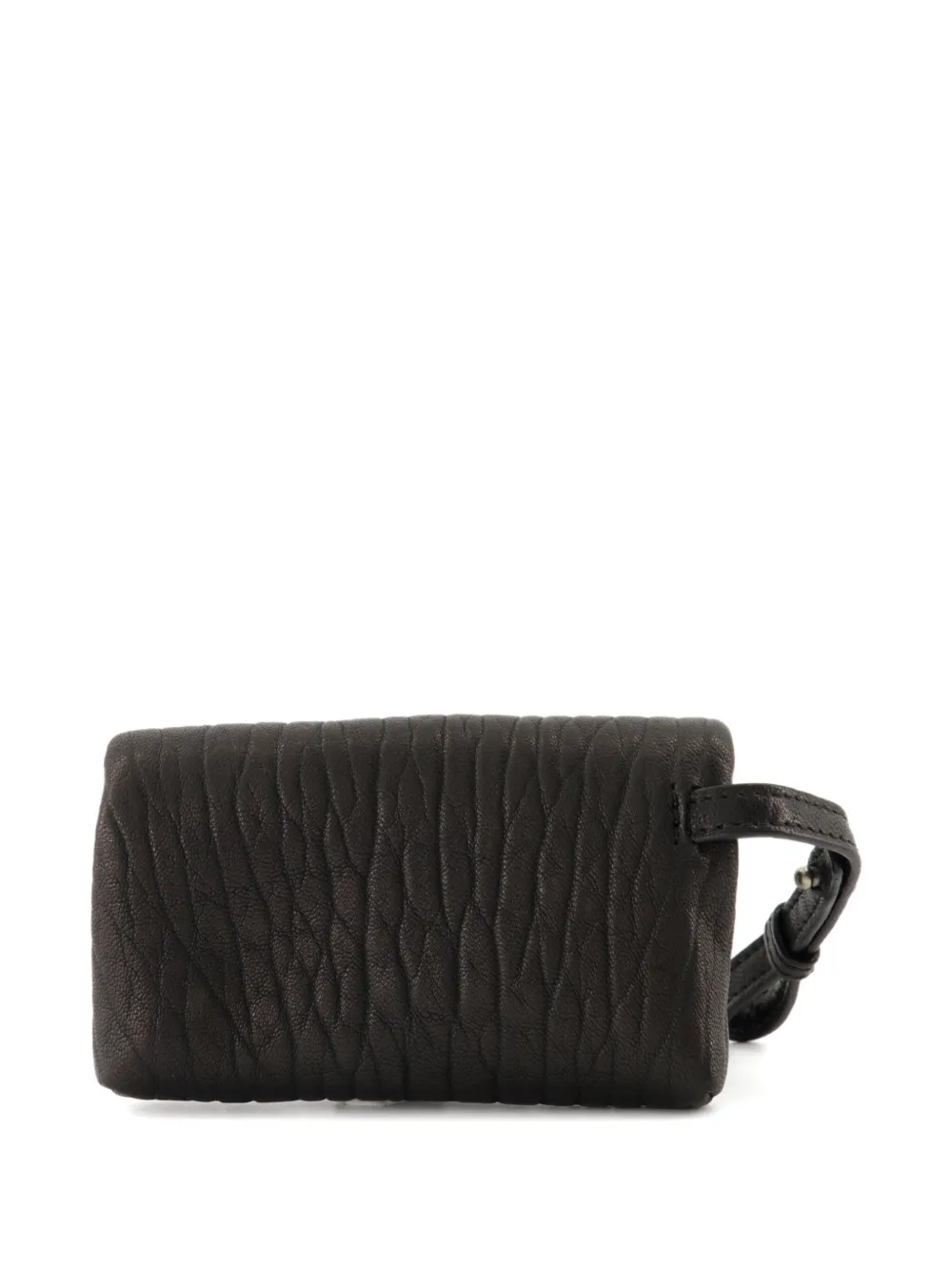 Saint Laurent Cassandre-plaque wallet - Zwart