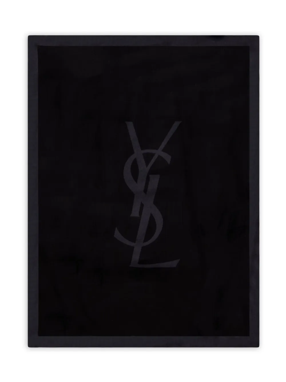 Saint Laurent écharpe à logo | noir | Image 1