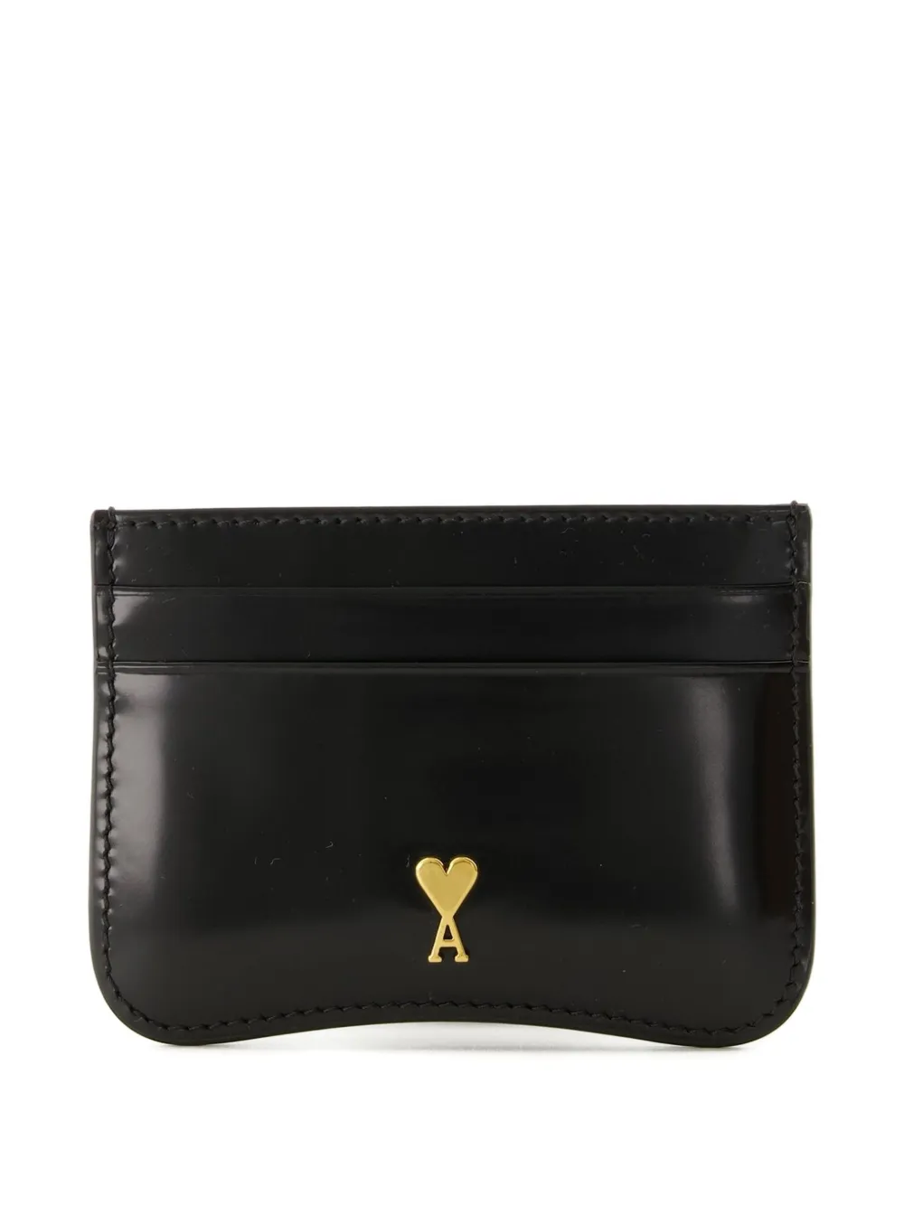 AMI Paris leather cardholder - Nero